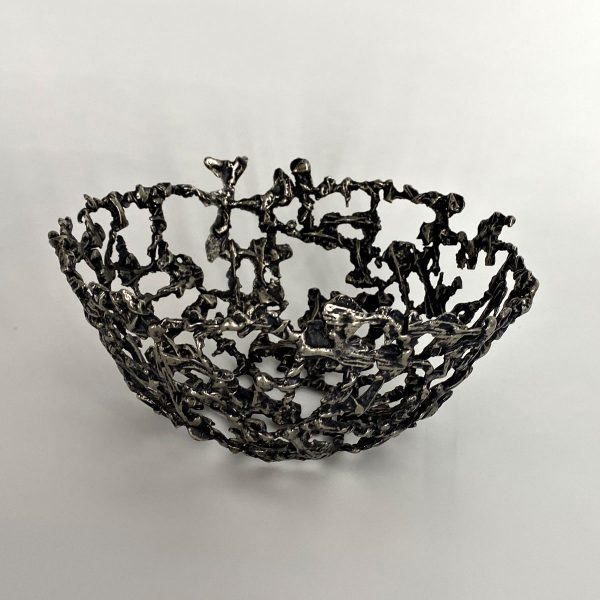 Antique Center Piece Palm Bowl - Image 3
