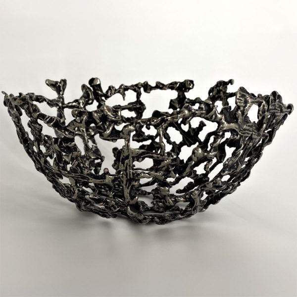Antique Center Piece Palm Bowl - Image 4