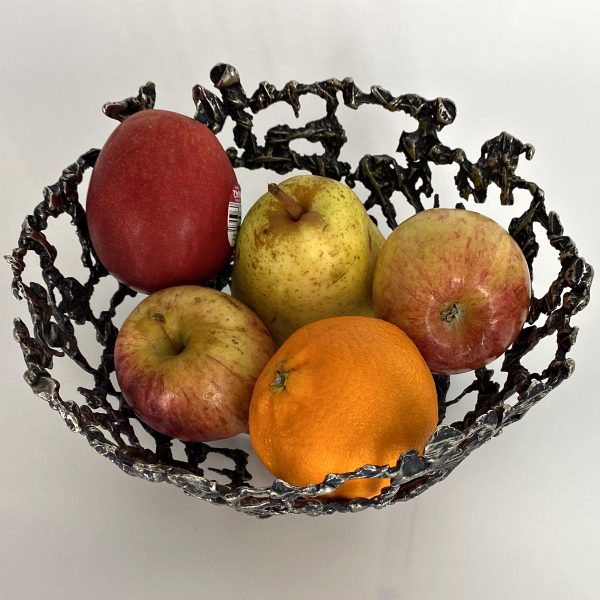 Antique Center Piece Palm Bowl - Image 5