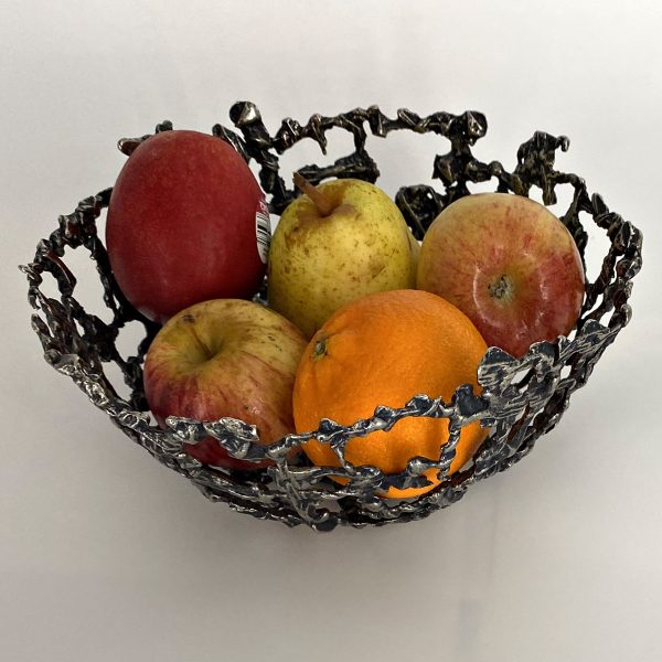 Antique Center Piece Palm Bowl - Image 6