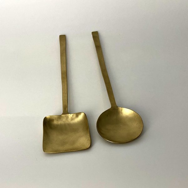 Matt Brass Serve Ware - Image 3