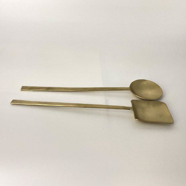 Matt Brass Serve Ware - Image 2