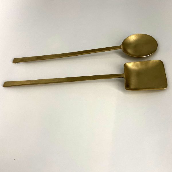 Matt Brass Serve Ware - Image 4