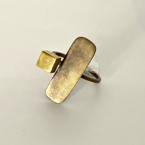 Memphis Cube Patina Napkin Holder